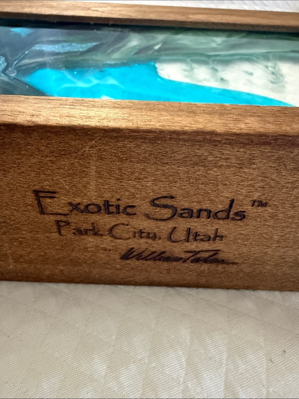 Exotic Sands Moving Sand Art by William Tabar Kinetic Art for desktop/bookshelf - Picture 3 of 9